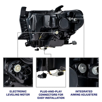2014-2021 Toyota Tundra LED Projector Headlights Pair Form Lighting - FL0003