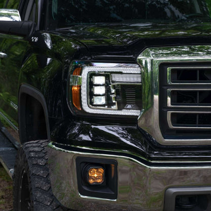 14-18 GMC Sierra 1500 and 15-19 GMC Sierra 2500/3500 LED Projector Headlights Pair Form Lighting - FL0012