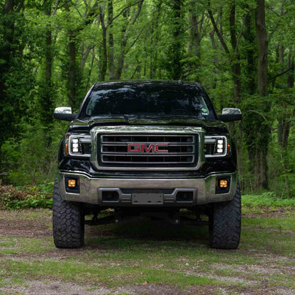 14-18 GMC Sierra 1500 and 15-19 GMC Sierra 2500/3500 LED Projector Headlights Pair Form Lighting - FL0012