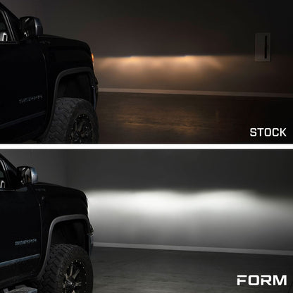 14-18 GMC Sierra 1500 and 15-19 GMC Sierra 2500/3500 LED Reflector Headlights Pair Form Lighting - FL0011