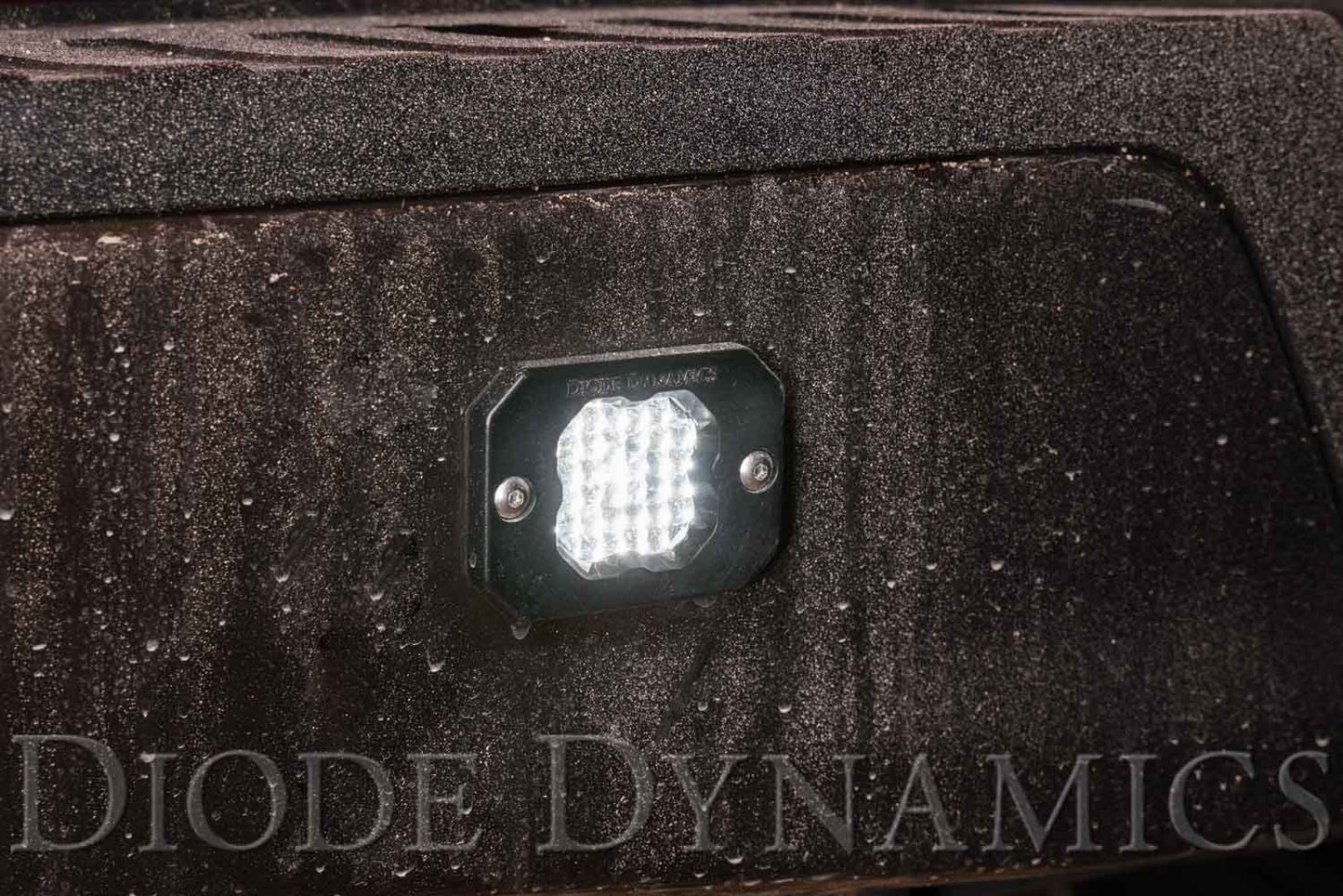 Diode Dynamics Stage Series C1 SSC1 White Flush Mount LED Pod (Pair)