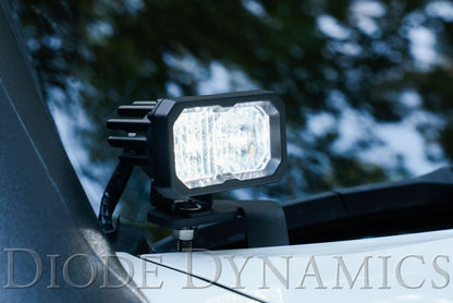 Diode Dynamics SSC2 Stage Series 2" PRO White Standard LED Pod (pair) (BACKLIT)