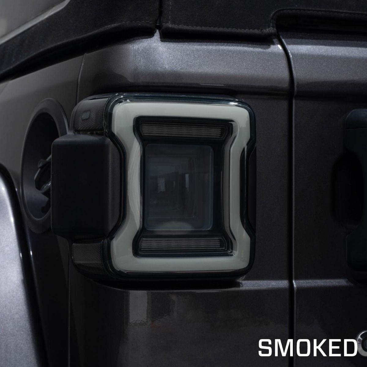 2018-2024 Jeep Wrangler LED Tail Lights Red or Smoked Lens Pair Form Lighting - FL0013 & FL0014