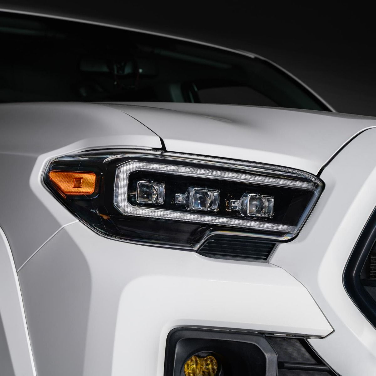 2016-2023 Toyota Tacoma Sequential LED Projector Headlights Pair (With New Selectable DRL) Form Lighting - FL0001