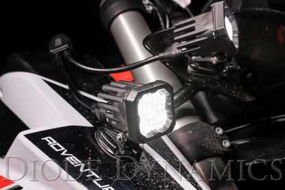 Diode Dynamics Stage Series C1 SSC1 White Pro Standard LED Pod Light (Pair)