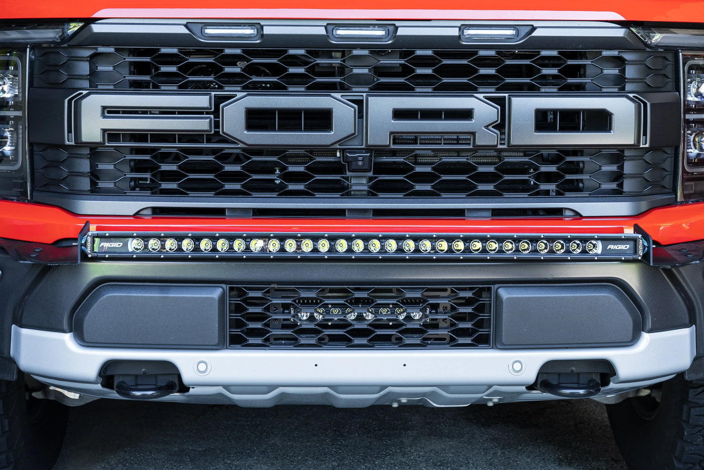 SPV Parts 2021+ Gen 3 Ford Raptor Bumper Bracket Kit for 40 & 50 inch light bars