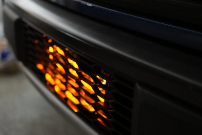 SPV Parts 2021-2026 Ford F-150 Raptor 10'' LOWER Grille w/Diode Dynamics Light Bar Kit (Behind Grille)