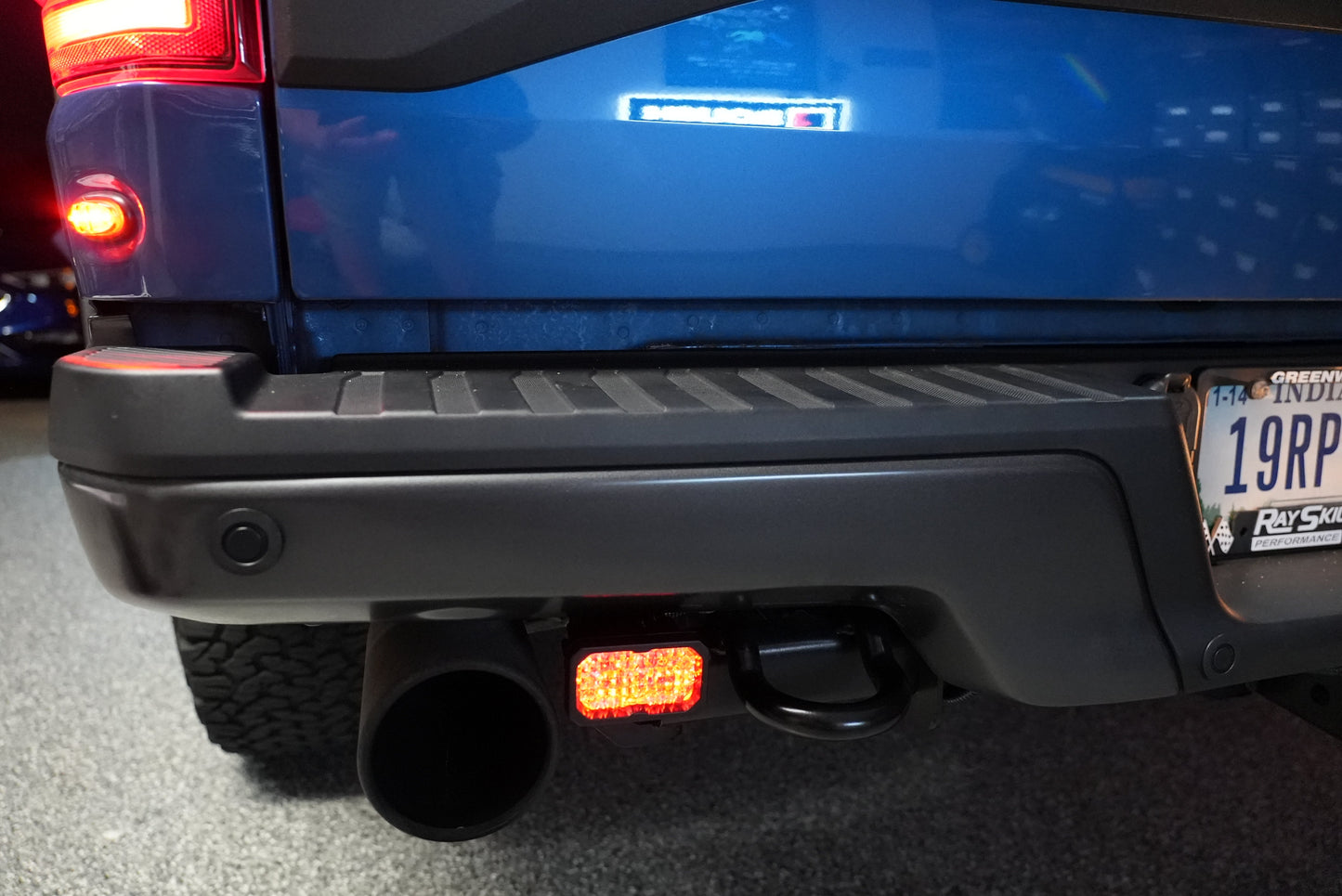 SPV Parts 2017-2020 Ford Raptor Rear Diode Dynamics SS2 Series Reverse Light Kit (No Drill) Red Backlight Rear LED