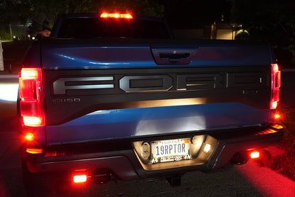 SPV Parts 2021-2026 Ford F-150 Raptor Rear Diode Dynamics SS2 Series Reverse Light Kit (No Drill) Red Backlight Rear LED