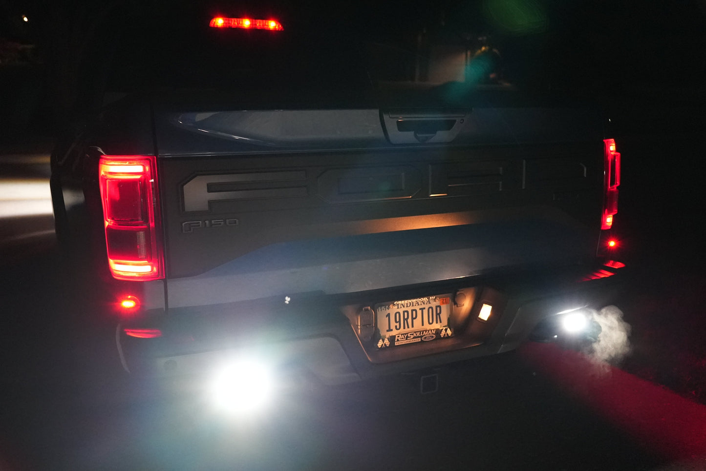 SPV Parts 2017-2020 Ford Raptor Rear Diode Dynamics SS2 Series Reverse Light Kit (No Drill) Red Backlight Rear LED