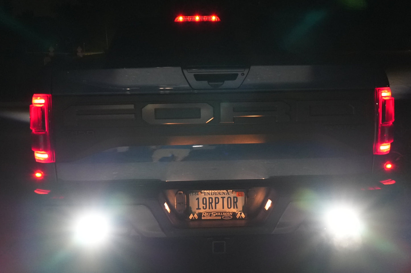 SPV Parts 2017-2020 Ford Raptor Rear Diode Dynamics SS2 Series Reverse Light Kit (No Drill) Red Backlight Rear LED
