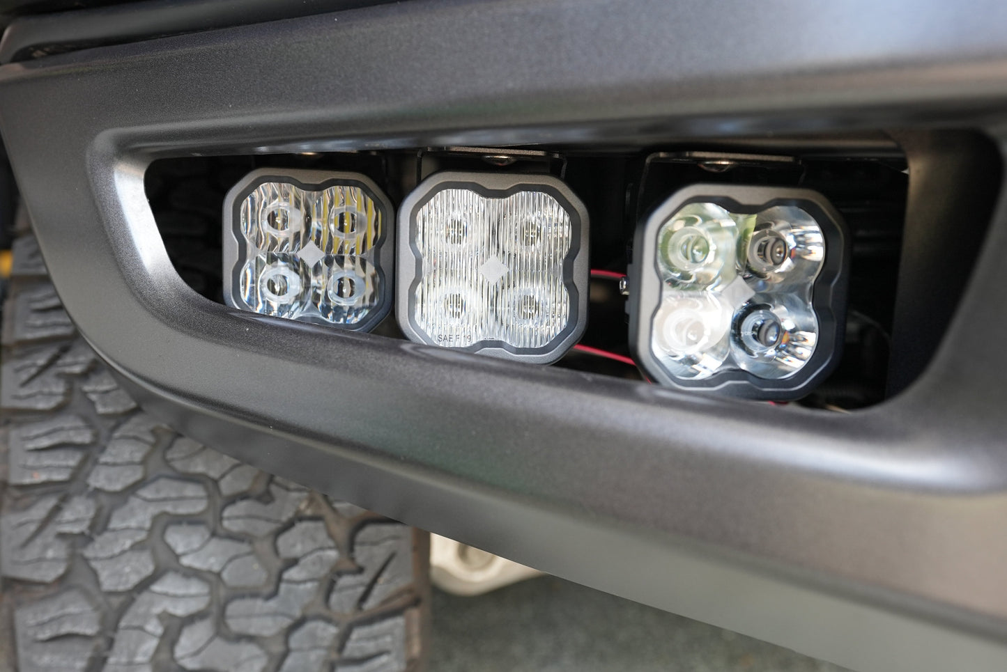 SPV Parts 2017-2020 Ford Raptor Diode Dynamics Sport & PRO Fog Light Kit (With Brackets & Harness)