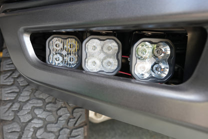 SPV Parts 2017-2020 Ford Raptor Diode Dynamics Sport & PRO Fog Light Kit (With Brackets & Harness)