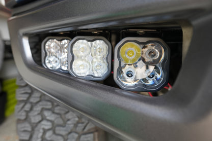 SPV Parts 2017-2020 Ford Raptor Diode Dynamics Sport & PRO Fog Light Kit (With Brackets & Harness)