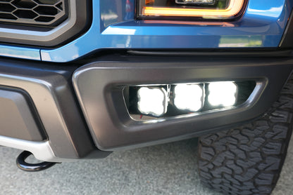 SPV Parts 2017-2020 Ford Raptor Diode Dynamics Sport & PRO Fog Light Kit (With Brackets & Harness)