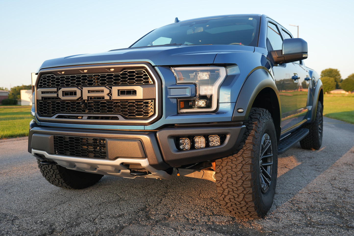 SPV Parts 2017-2020 Ford Raptor Diode Dynamics Sport & PRO Fog Light Kit (With Brackets & Harness)