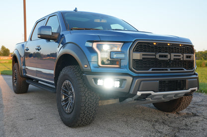SPV Parts 2017-2020 Ford Raptor Diode Dynamics Sport & PRO Fog Light Kit (With Brackets & Harness)