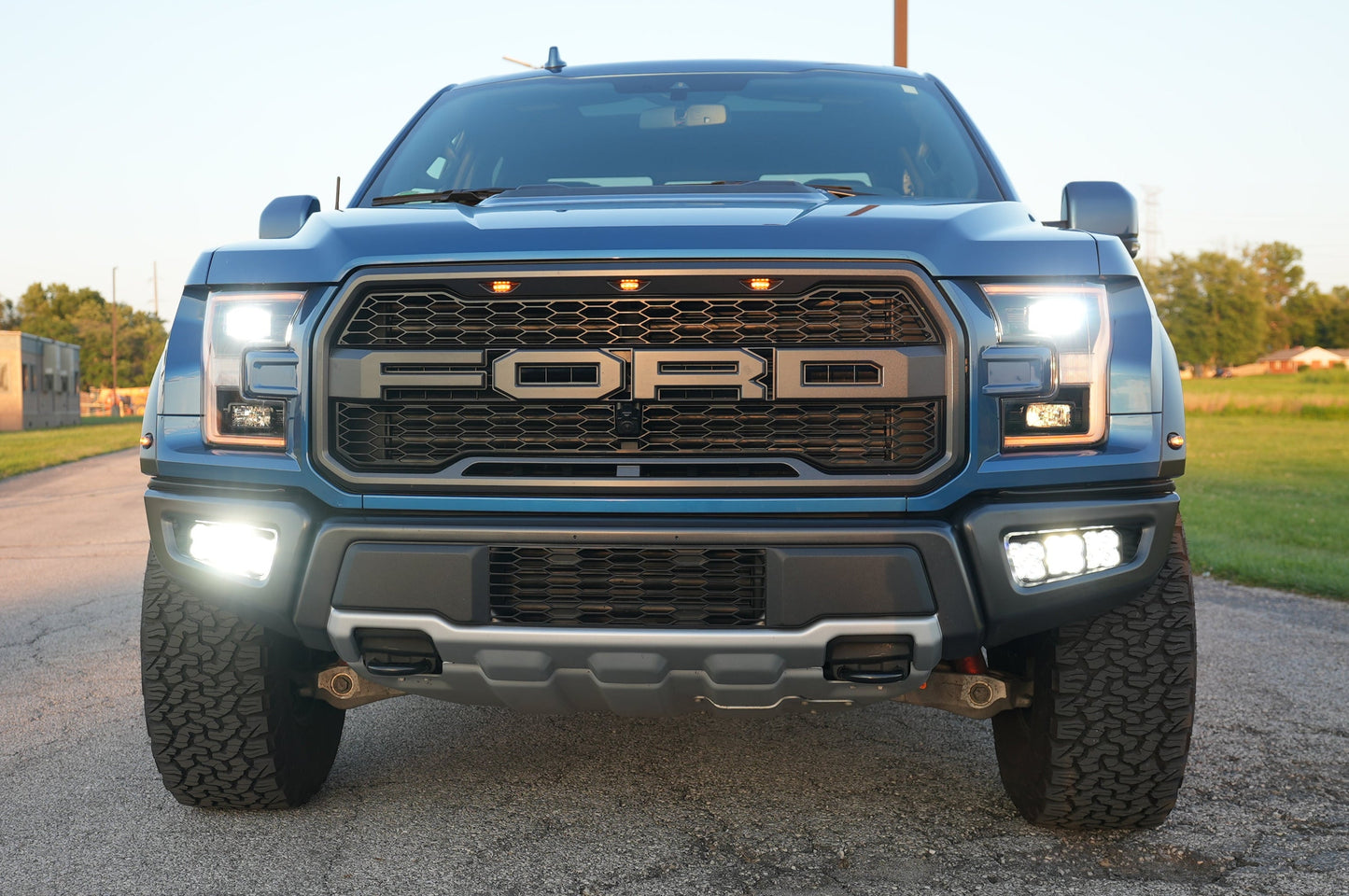SPV Parts 2017-2020 Ford Raptor Diode Dynamics Sport & PRO Fog Light Kit (With Brackets & Harness)