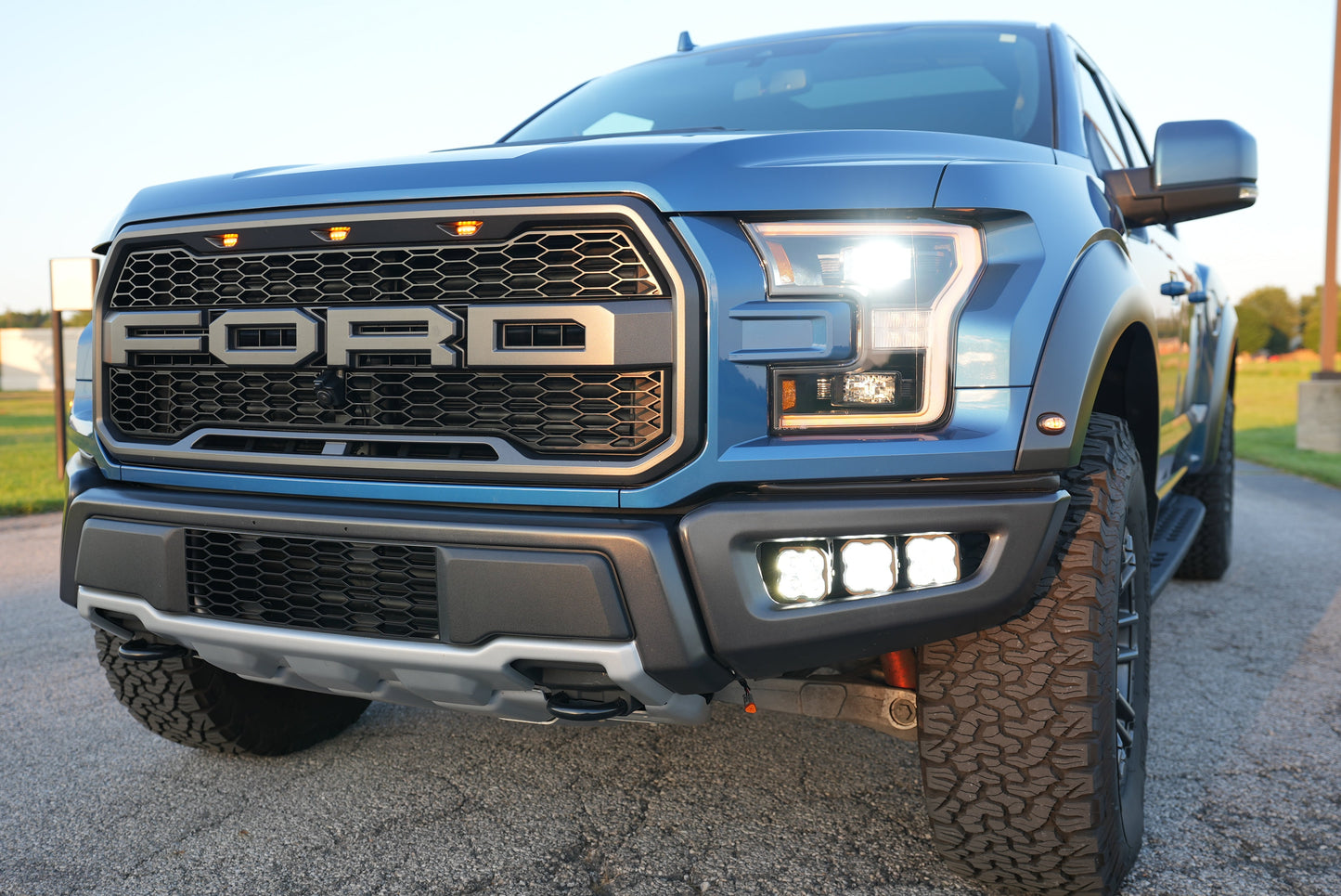 SPV Parts 2017-2020 Ford Raptor Diode Dynamics Sport & PRO Fog Light Kit (With Brackets & Harness)
