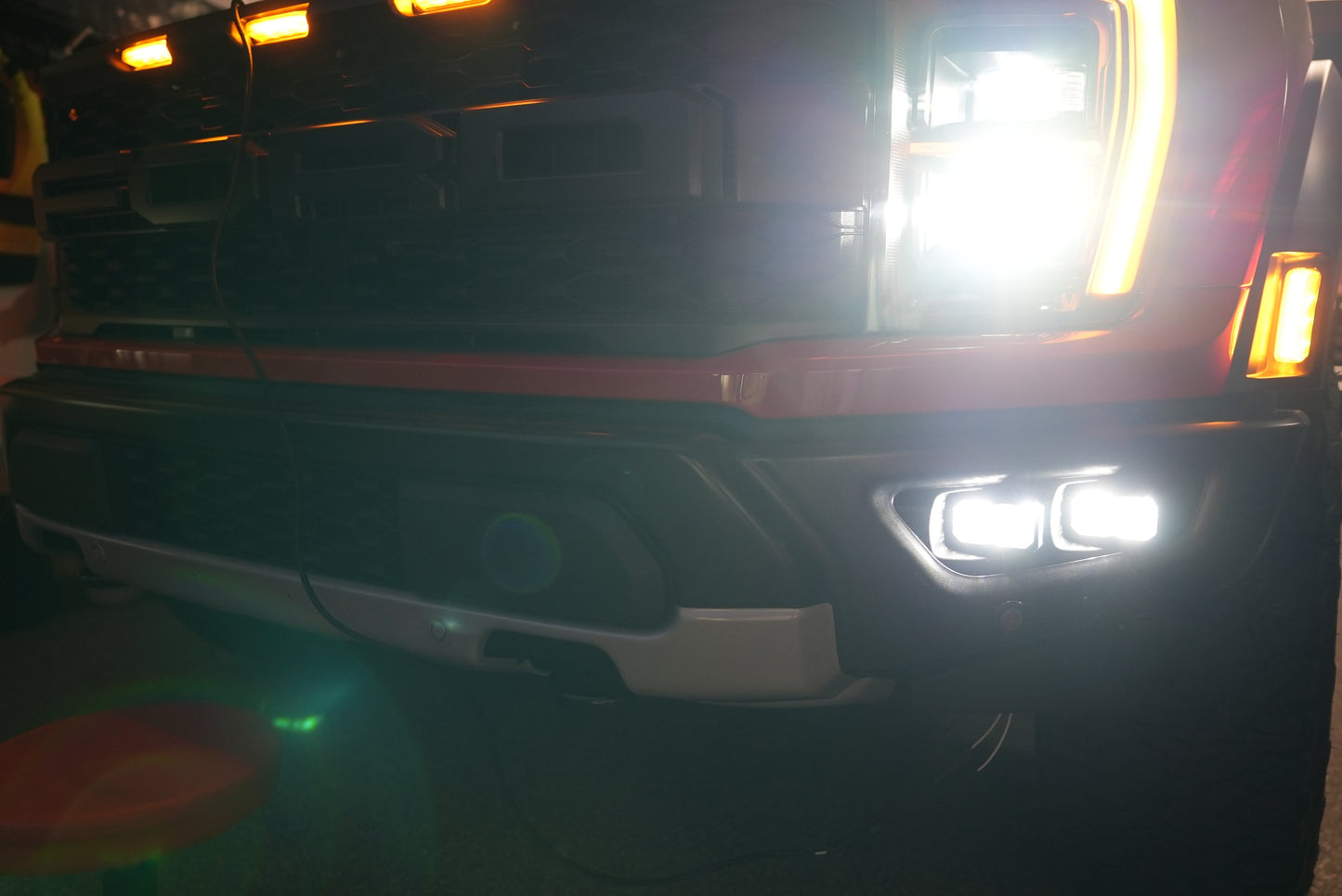 SPV Parts 2021-2026 Ford F-150 & Bronco Raptor OEM Fog Light Upgrade Kit with Brackets and Diode Dynamics SSC2 Lights