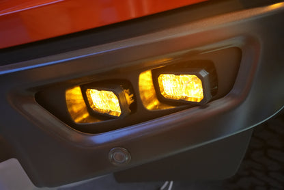 SPV Parts 2021-2026 Ford F-150 & Bronco Raptor OEM Fog Light Upgrade Kit with Brackets and Diode Dynamics SSC2 Lights