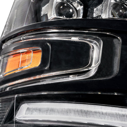 2007-2013 Chevrolet Silverado LED Projector Headlights Pair Form Lighting - FL0005