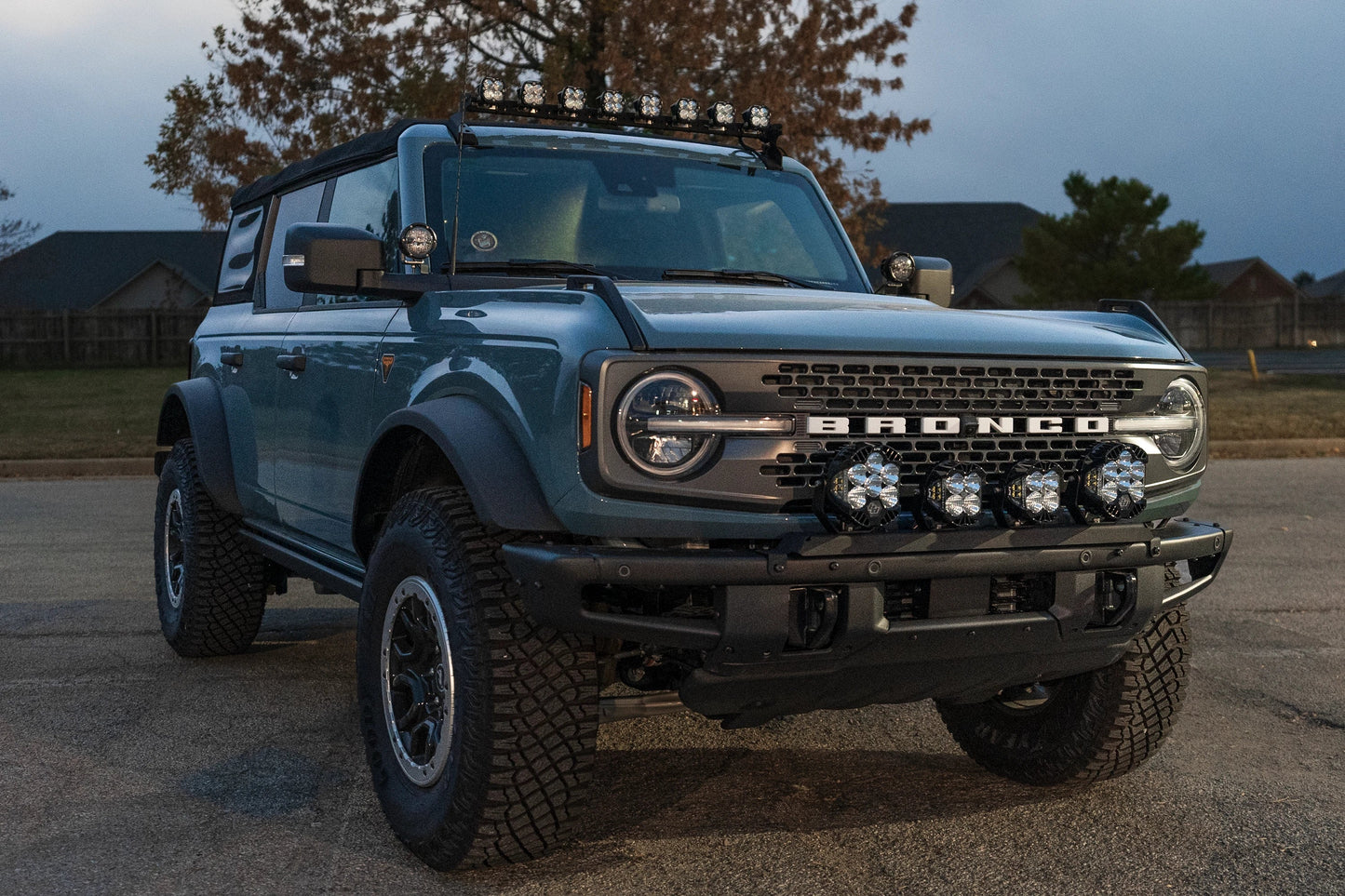 SPV Parts 2021+ Ford Bronco Modular Bumper Universal Slotted Cross Mount (Fits MANY lights)