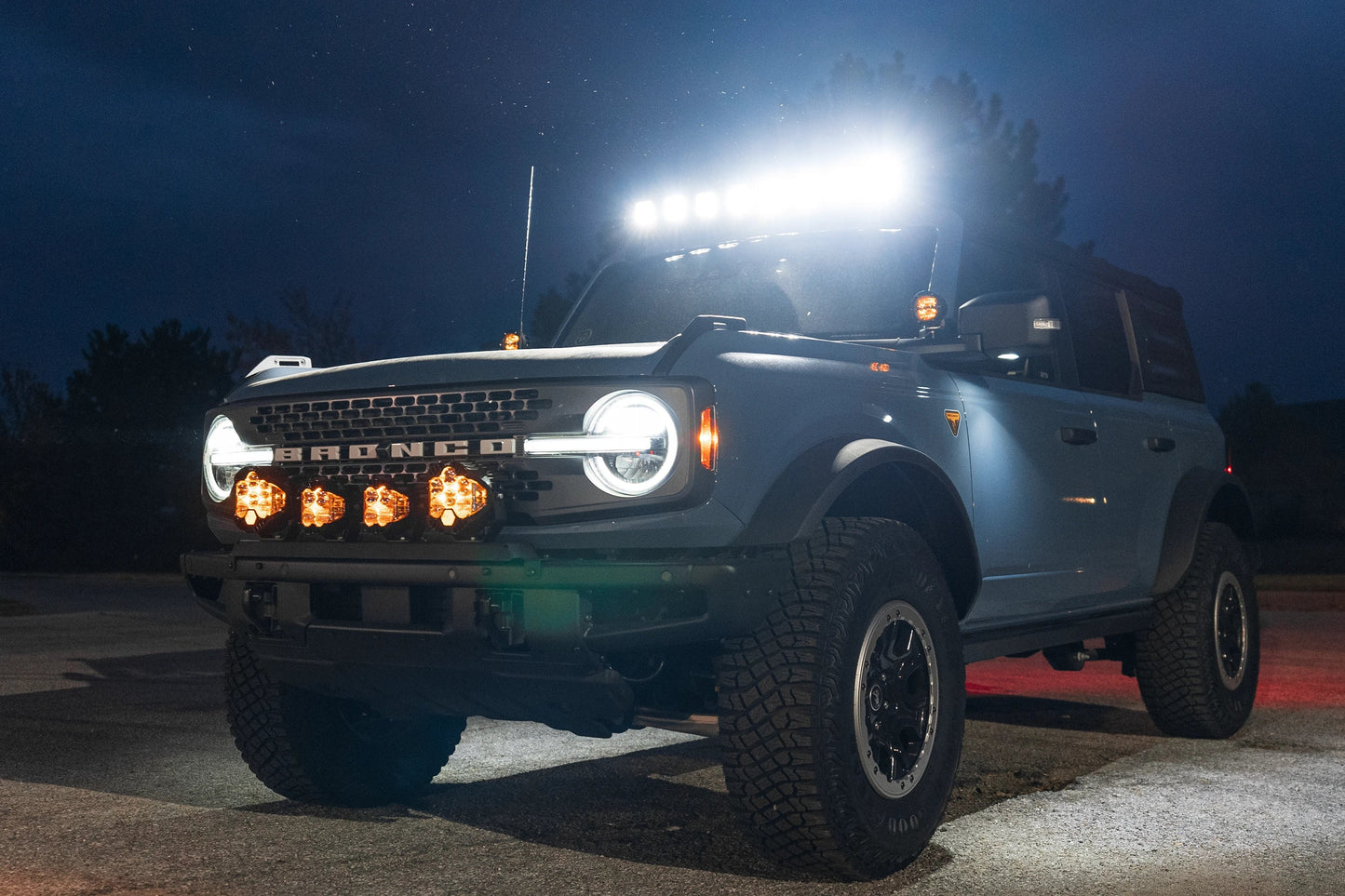 SPV Parts 2021+ Ford Bronco Roof Line HIGH Mount Kit (Multi-Fitment w/ optional Cross-mount)