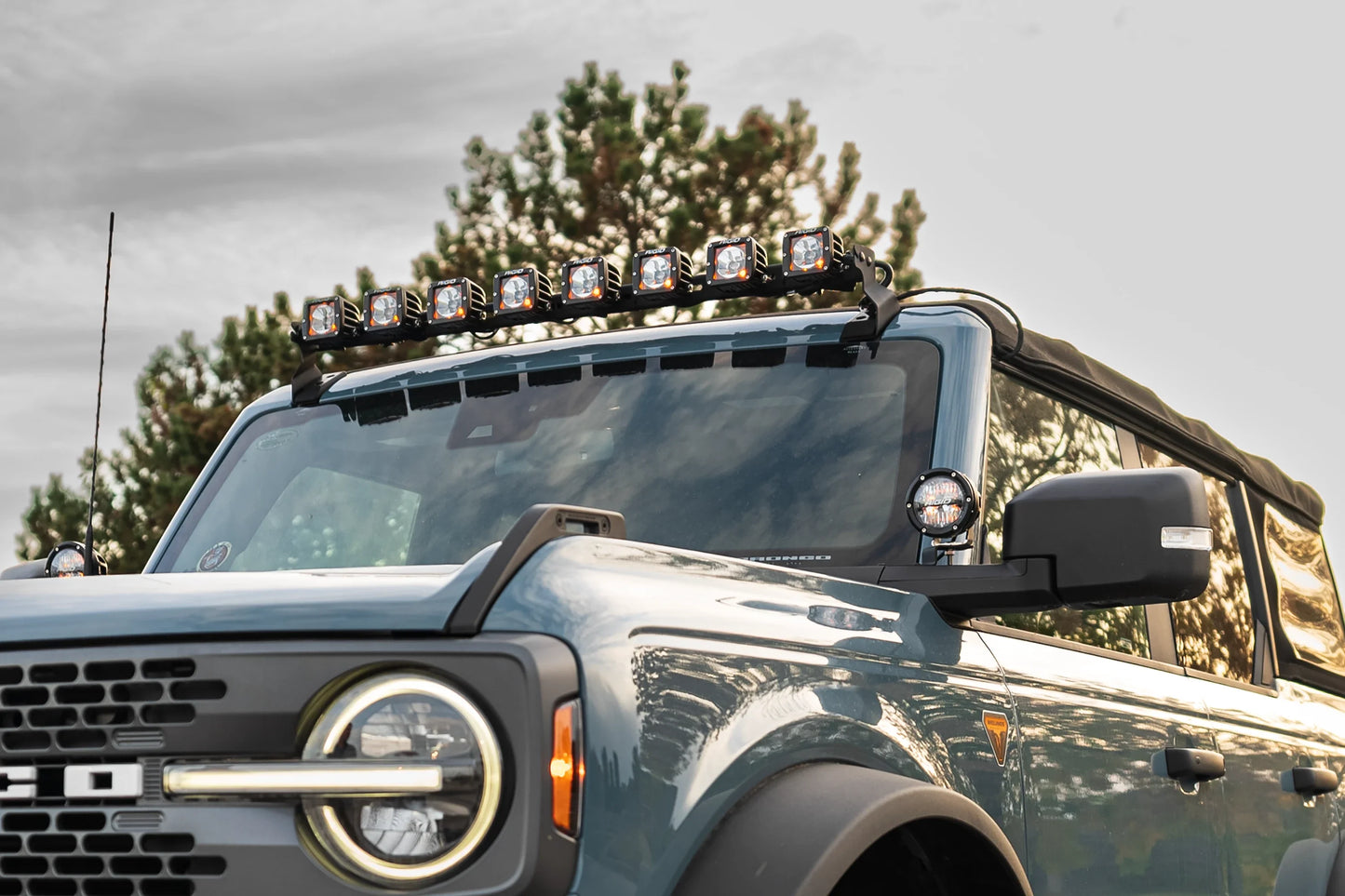 SPV Parts 2021+ Ford Bronco Roof Line HIGH Mount Kit (Multi-Fitment w/ optional Cross-mount)