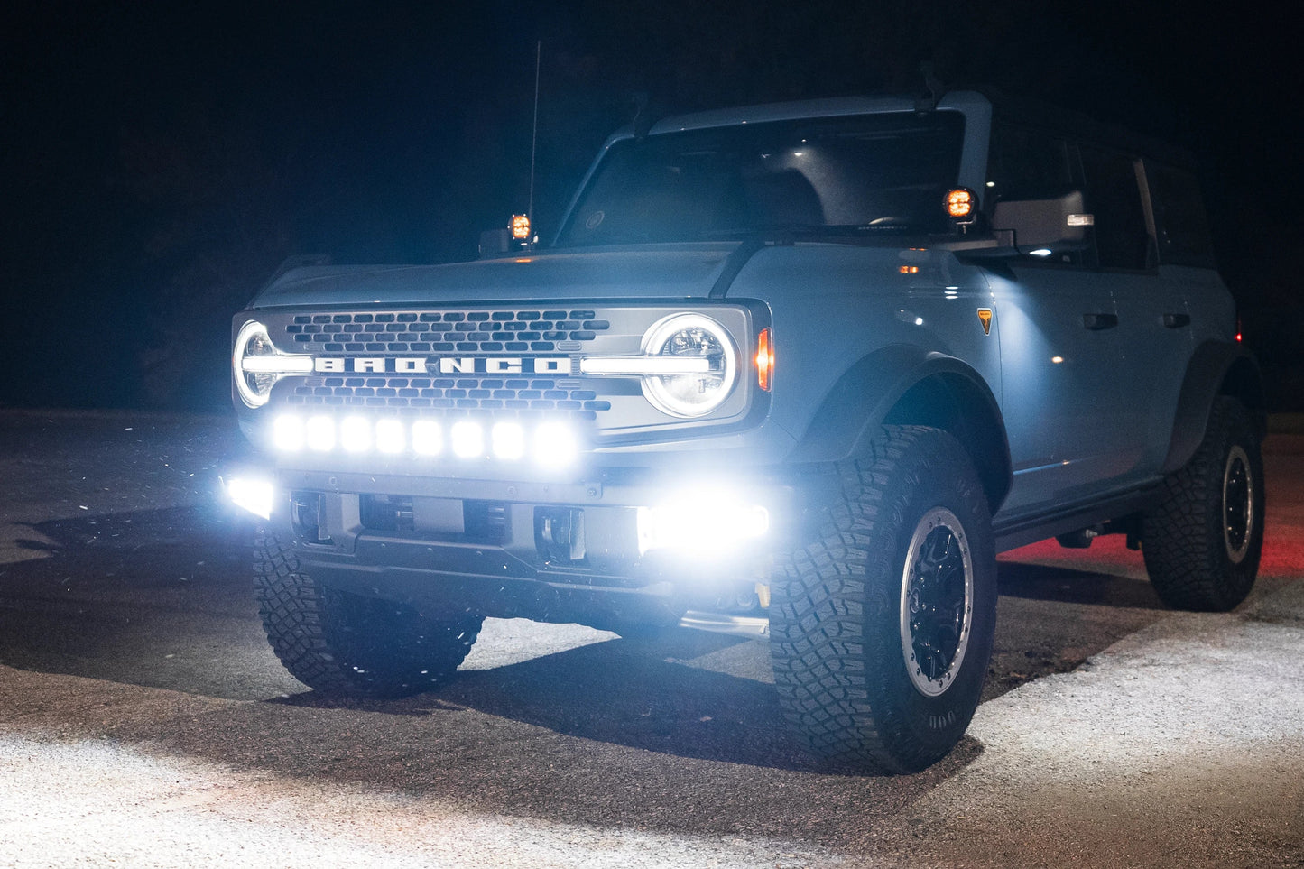 SPV Parts 2021+ Bronco - Diode Dynamics Fog Light Kit w/amber backlight - Including Brackets/Harness (Modular Bumper, INCLUDING RAPTOR)