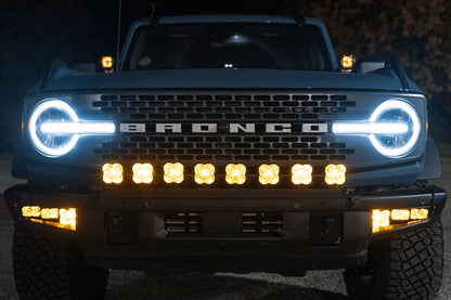 SPV Parts 2021+ Bronco - Diode Dynamics Fog Light Kit w/amber backlight - Including Brackets/Harness (Modular Bumper, INCLUDING RAPTOR)
