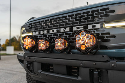 SPV Parts 2021+ Ford Bronco Modular Bumper Universal Slotted Cross Mount (Fits MANY lights)