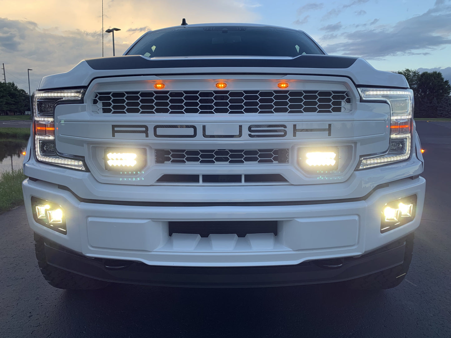 Door Buster/Clearance - SPV Parts 2018-2020 Roush F-150 Rigid LED Grille Light Kit