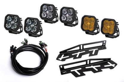 SPV Parts 2017-2020 Ford Raptor Diode Dynamics Sport & PRO Fog Light Kit (With Brackets & Harness)
