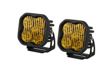 Diode Dynamics SS3 Stage Series 3" (YELLOW) Pro Standard LED Pod with Amber Backlight (pair)