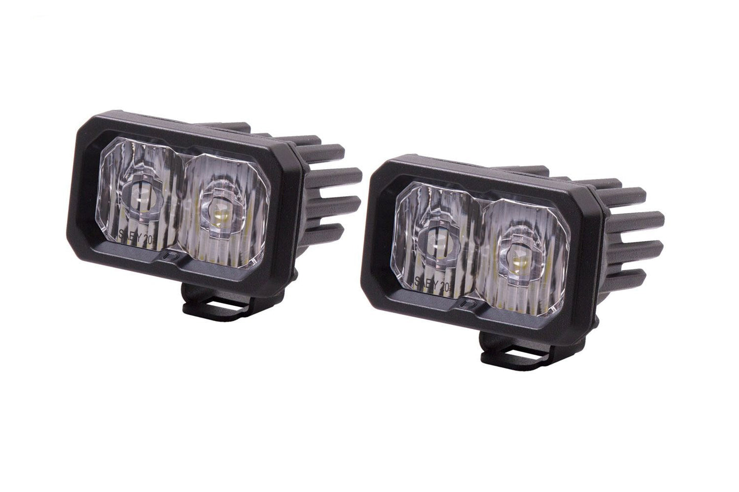 Diode Dynamics SSC2 Stage Series 2" PRO White Standard LED Pod (pair) (BACKLIT)