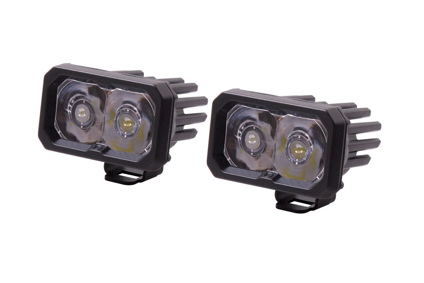 Diode Dynamics SSC2 Stage Series 2" SPORT White Standard LED Pod (pair) (BACKLIT)