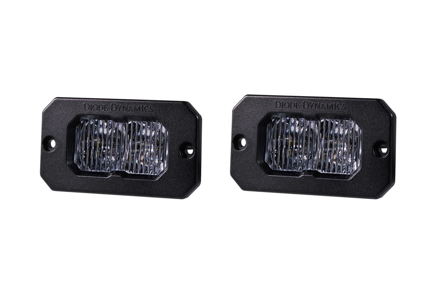 Diode Dynamics Stage Series 2" White Sport Flush Mount LED Pod (pair)