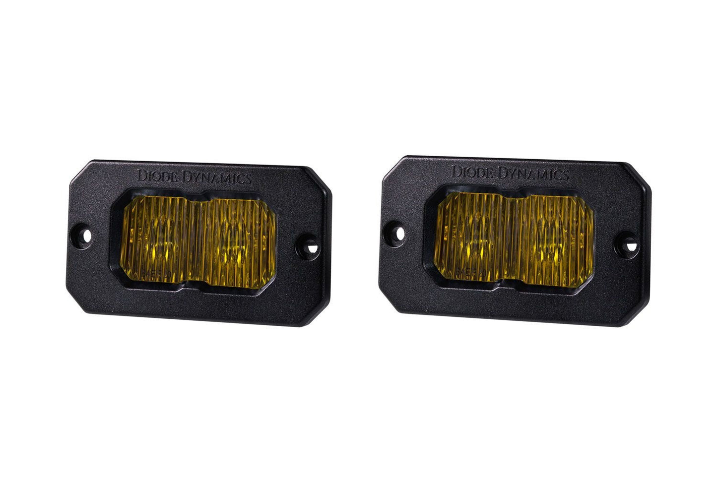 Diode Dynamics SSC2 Stage Series 2" Amber Flush Mount LED Pod (pair)