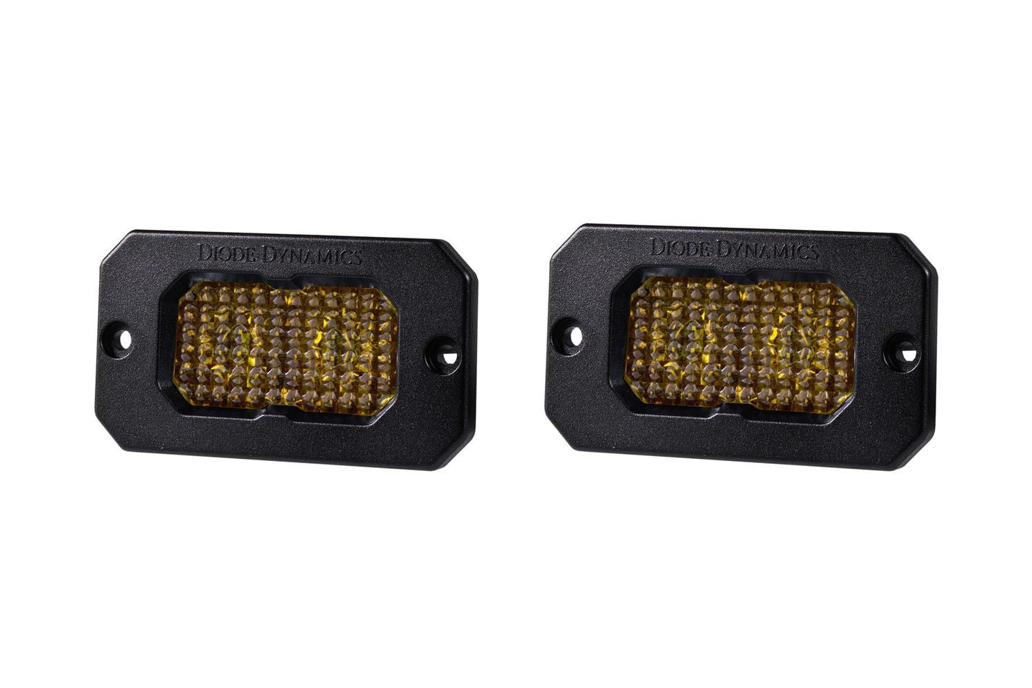Diode Dynamics SSC2 Stage Series 2" Amber Flush Mount LED Pod (pair)