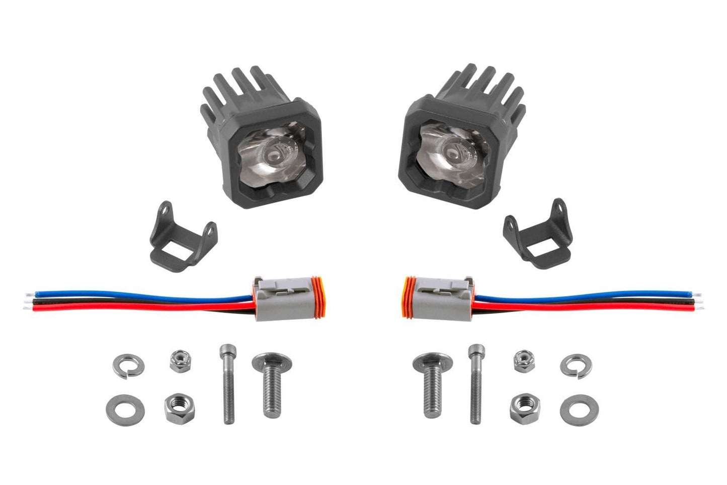 Diode Dynamics Stage Series C1 SSC1 White Sport Standard LED Pod (pair)