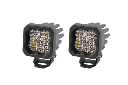Diode Dynamics Stage Series C1 SSC1 White Sport Standard LED Pod (pair)