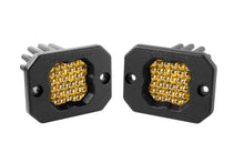 Diode Dynamics Stage Series C1 SSC1 Amber Flush Mount LED Pod (pair)