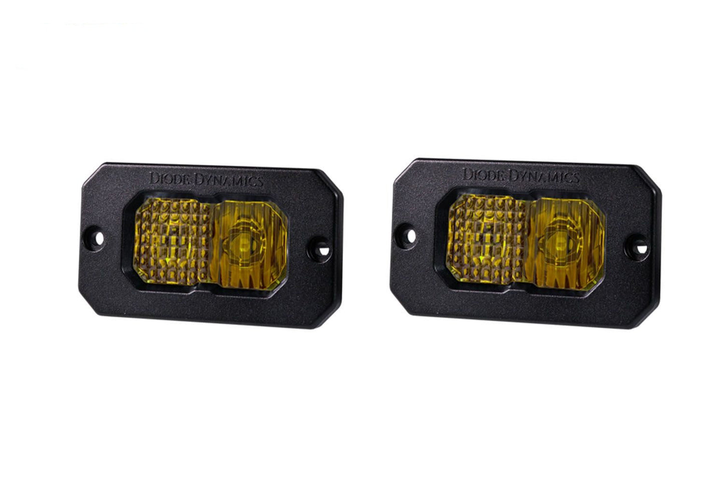 Diode Dynamics SSC2 Stage Series 2" Amber Flush Mount LED Pod (pair)