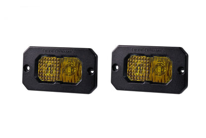 Diode Dynamics SSC2 Stage Series 2" Amber Flush Mount LED Pod (pair)