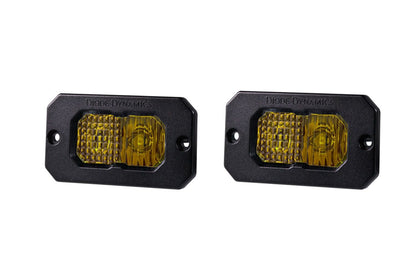 Diode Dynamics SSC2 Stage Series 2" Amber Flush Mount LED Pod (pair)