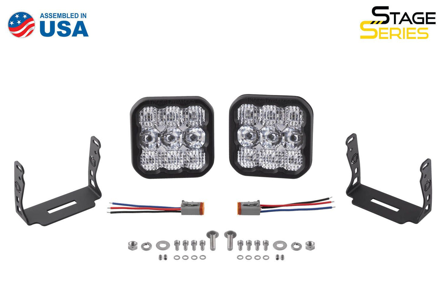 Diode Dynamics Stage Series 5" White Sport LED Pod (pair) SS5