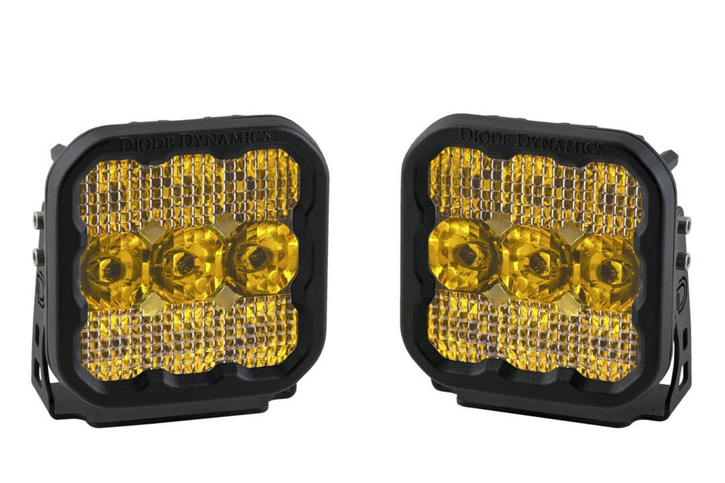 Diode Dynamics Stage Series 5" YELLOW PRO LED Pod (pair) SS5