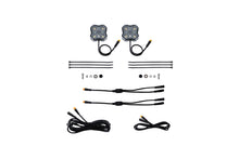 Diode Dynamics Stage Series Single-Color LED Rock Light, White Diffused M8 (2-pack) - DD7456