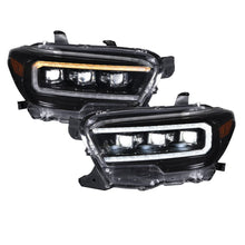 2016-2023 Toyota Tacoma Sequential LED Projector Headlights Pair (With New Selectable DRL) Form Lighting - FL0001
